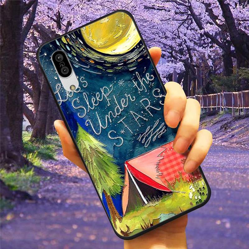 For Sharp Aquos Sense3 Case 3D Flower Relief Silicone Soft Emboss Cover For Sharp Aquos Sense 3 Lite Sense6 6 Luxury Cartoon