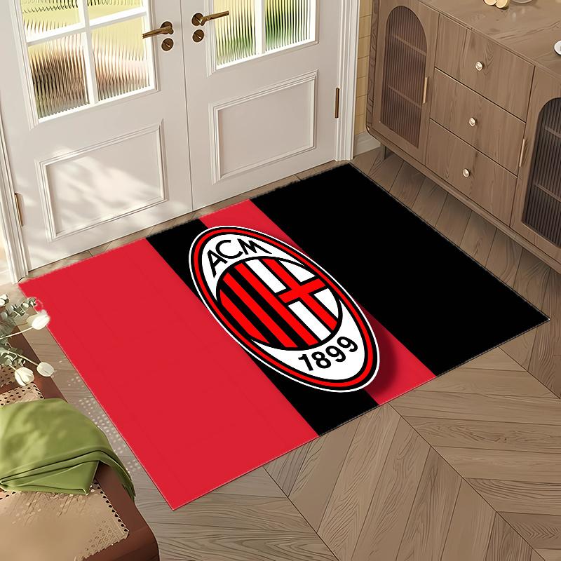 A.C. Milan (64) Office Rug Elegant Floor Rug for Office Living Room Bedroom and Indoor Home Spaces