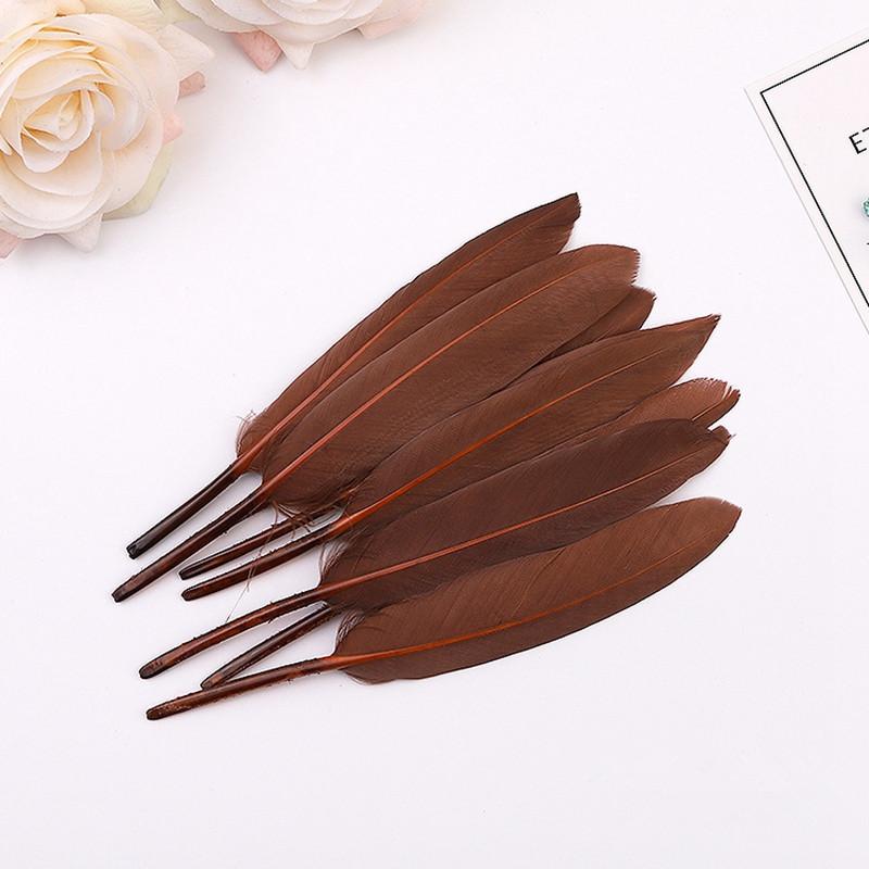 20Pcs Duck Feathers DIY Dream Catcher Halloween Crafts Supplies Wedding Home Partys Decor Jewelry Creation Apparel Accessories