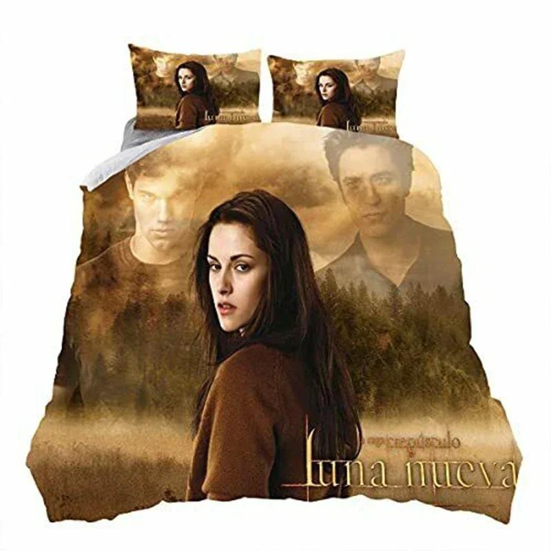 Comforter 3D Printed Twilight Saga Bedding Set For Bedroom Soft Modern S Comefortable Kids And