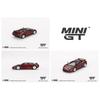 MINI GT 164 Scale MiJo TOYS - BUGATTI EB110 GT (DARK RED METALLIC)
