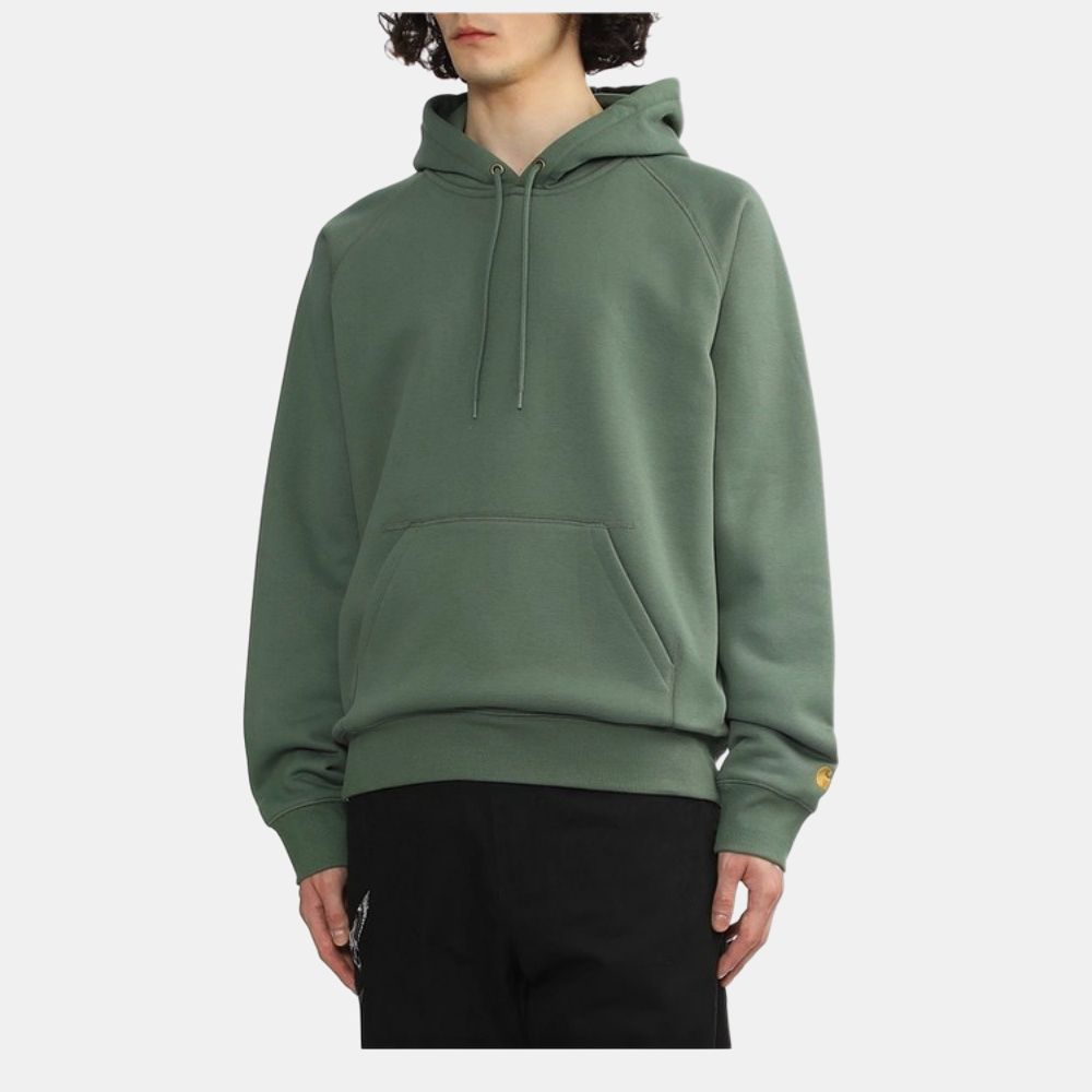 Carhartt WIP Hooded Chase Sweatshirt Unisex Sweatshirt Duck-Green I033661-29Y-XX