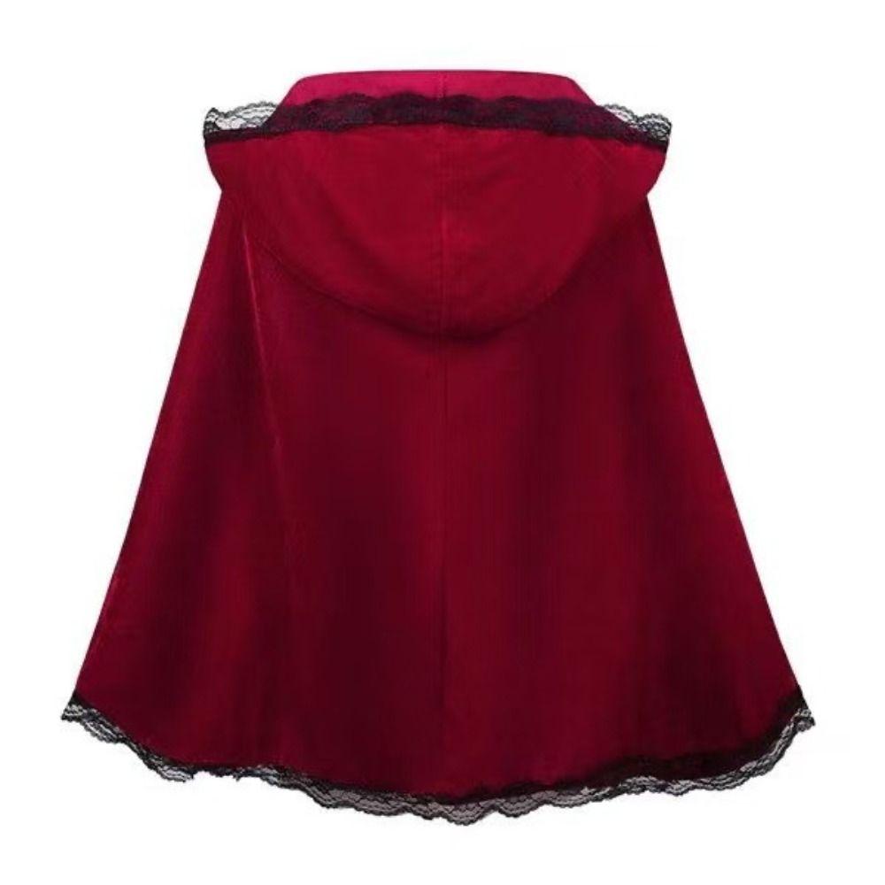 With Oversized Hood Overcoats Vintage Vintage Hooded Cape New Design Cosplay Costume