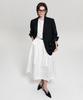 Lugkaeseuteu Emily Midi Flare Skirt_White