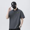 Updated Summer T-shirt Comfortable Fit Trendy Lapel Short-sleeved POLO Top T-shirt