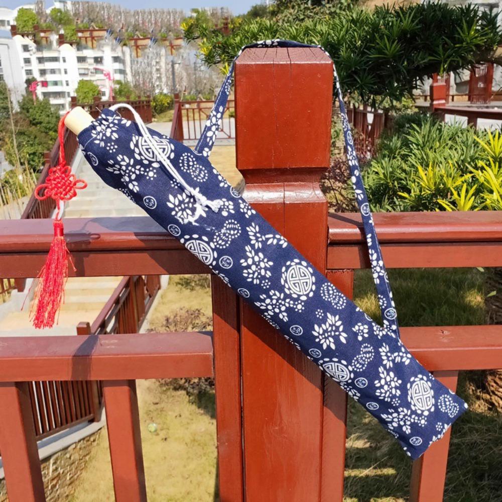 

Синьо-білий фарфор Чохол для парасольки Портативний Чохол для парасольки для виступів темно-синього кольору