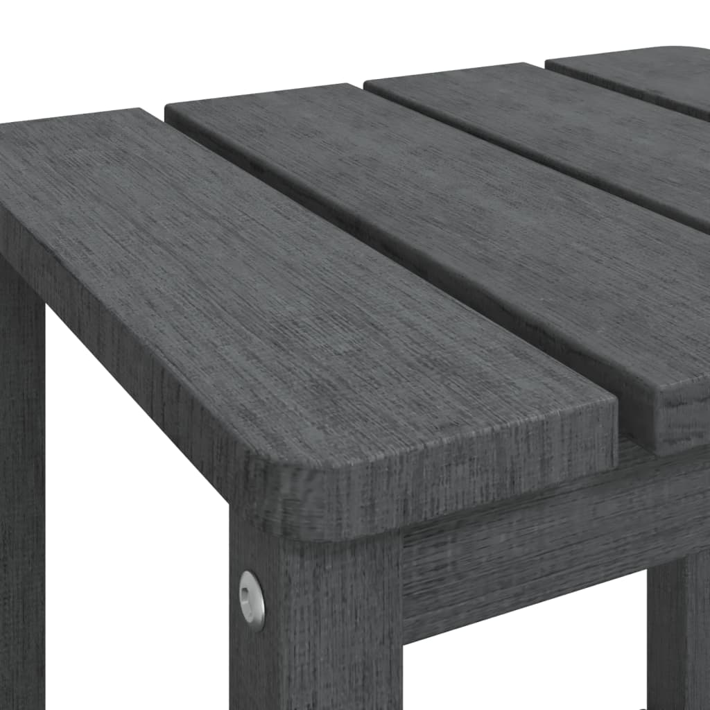 Vidaxl Stolik Ogrodowy Adirondack, Antracytowy, 38X38X46 Cm, Hdpe