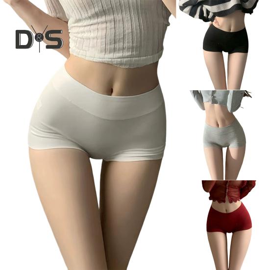 Women's Boyshort Panties Full Coverage Cotton Boxer Briefs Seamless Stretch Underwear Panties for Daily Wear