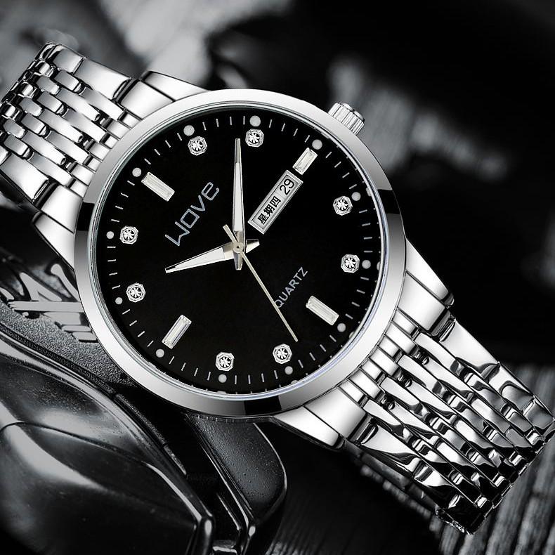 Men'S Ultra-Thin Watch Waterproof Luminous Calendar Quartz Watch
