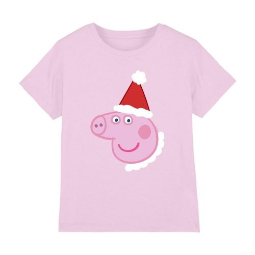 Peppa Pig Childrens/Kids Santa Hat T-Shirt
