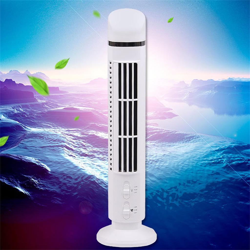 Bladeless Cooling Fan Air Conditioner Portable Electric Floor Fan Air Cool Rechargeable for Living Room Bedroom LED Tower Fan