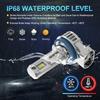 MAXGTRS 2X H11 H9 H8 LED Fog Lamp Canbus No Error H10 9005 9006 H16JP HB3 HB4 Bulb 6500K 3000K Daytime Running Light