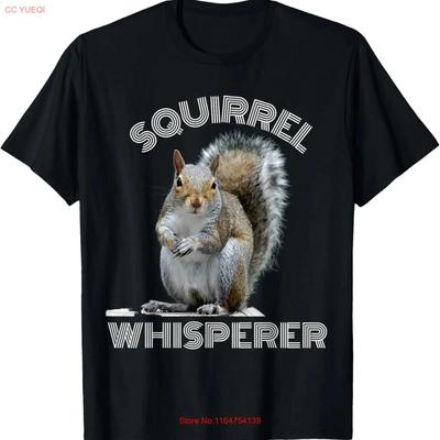 Squirrel Whisperer Funny Sarcastic Lover T Shirt Vintage Washed Top For Everyday Wear Streetwear Breathable Slightly Versatile