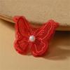 Fabric Pearls Embroidered Butterfly Sewing Accessories For Craft And Fashion