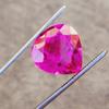 15.25 Ct Natural Pink Padparadscha Certified Gemstone Heart Cut Gemstone