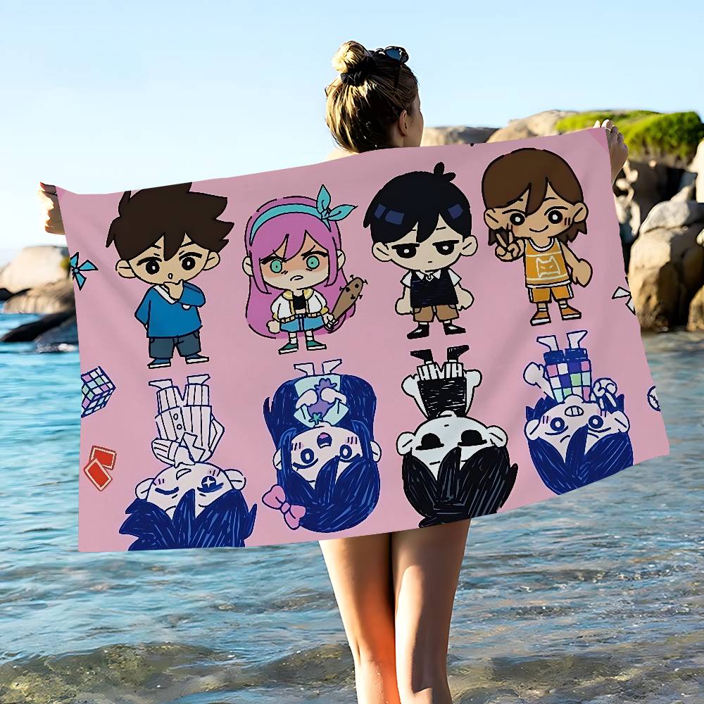 Game Omoris Microfiber Beach Towel Absorbent Quick dry Soft Yoga Swimming Resort Mountain Climbing Towel