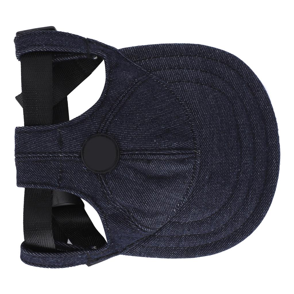 Pet Four Seasons Sunshade Baseball Hat Fashionable Adjustable Lightweight Dogs Peaked Cap Denim Blue S