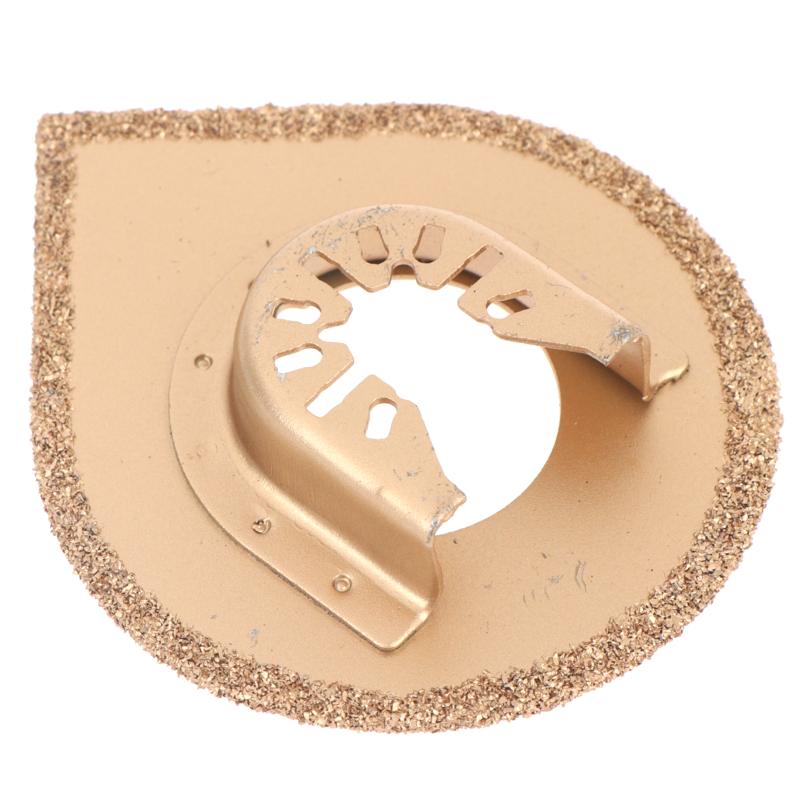 Curved Diamond Oscillating Multi Tool Blade Brazed Abrasive Saw Cutting Disc Grinding Disc For Wood Tile Mortar Renovation Work