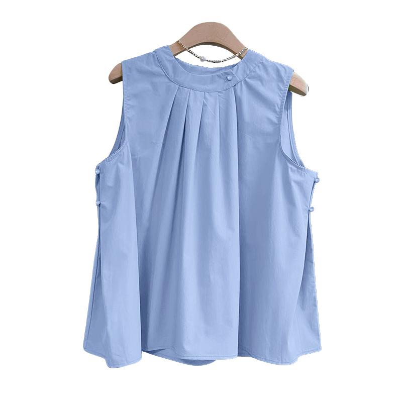 ZANZEA Women Casual Round Neck Loose Summer Sleeveless Tank Tops