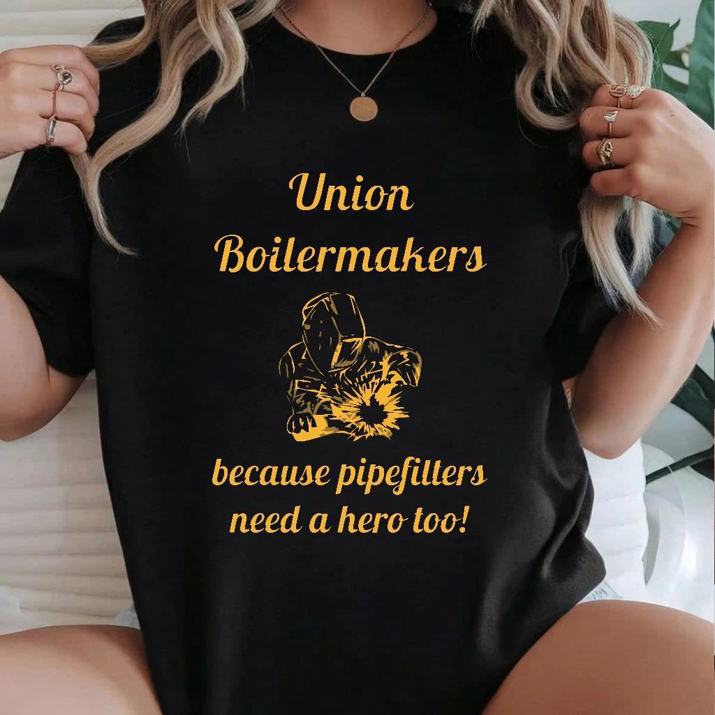 

Union Boilermakers T-Shirt Made in USA, Sizes to 5XL 4XL