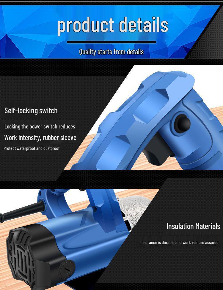 Multifunctional High-Power Electric Cutting and Slotting Machine for Steel, Wood, Marble, Tile, and More