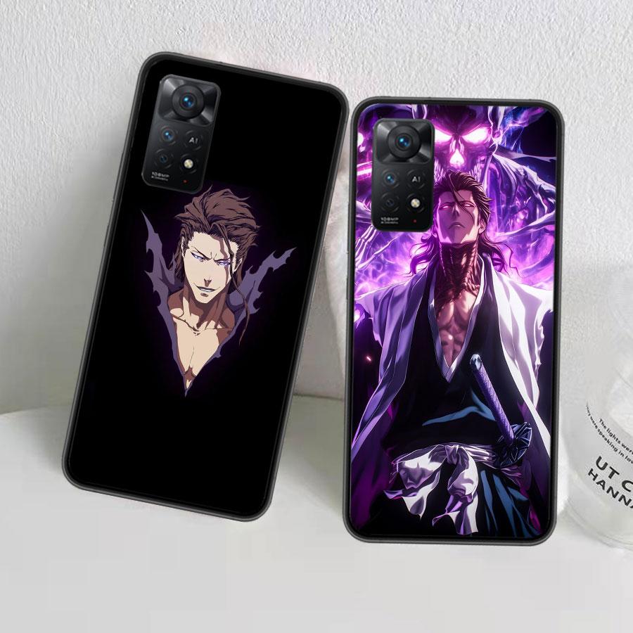 Bleach Aizen Sousuke Phone Case For Xiaomi Redmi Note 12 Plus 12S 11 11T Pro 5G 11E 11S 4G 10 10S 9 9S 9T 8 8T 7 Cover Shell Coq