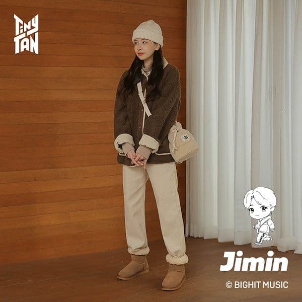 

[USED] Official BTS Tiny TAN JIMIN 2-way Bucket Bag
