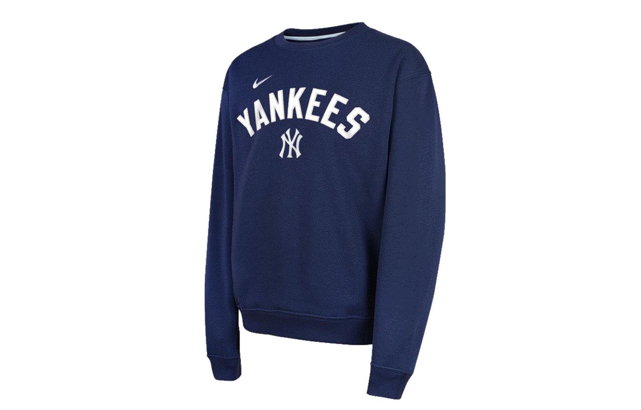 Nike x MLB Sweatshirt Navy Blue Unisex 3Z3B7NMBS-NYY M