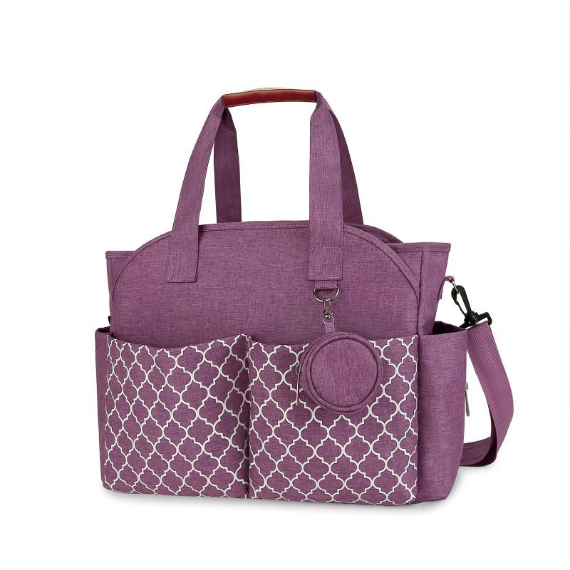 New Handbag/Shoulder Diaper Bag with Pacifier Pouch for Maternity and Baby Travel & Outdoor Use