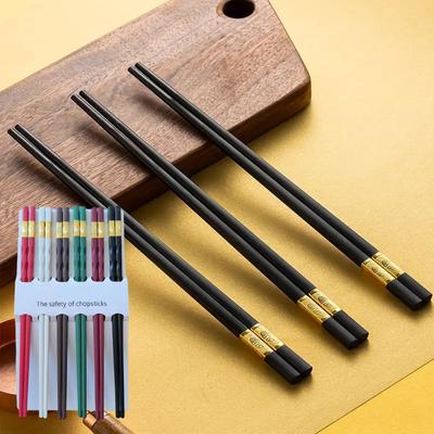 Chinese Style Chopsticks High Temperature Resistant Cutlery Housewarming Gift