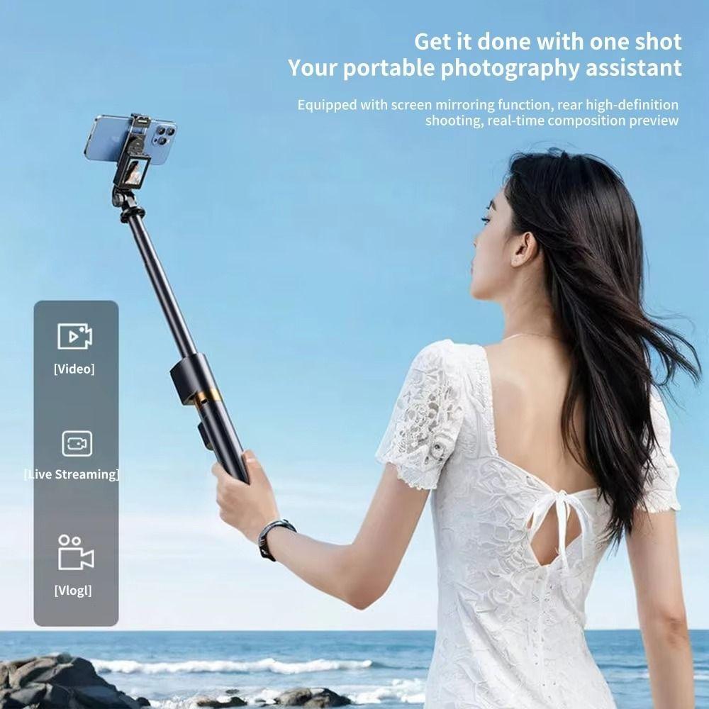 Lightweight Design Selfie Stick Telescopic Live Streaming Stand Professional Portable Tripod