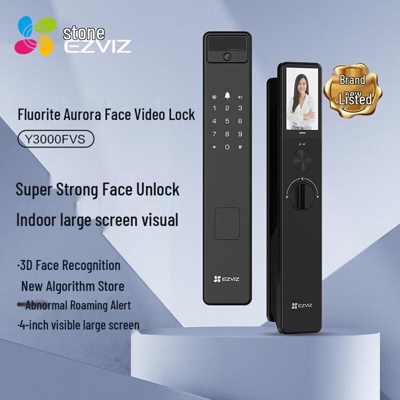Ezviz Y3000FVS 3D Face Recognition Full Automatic Smart Lock