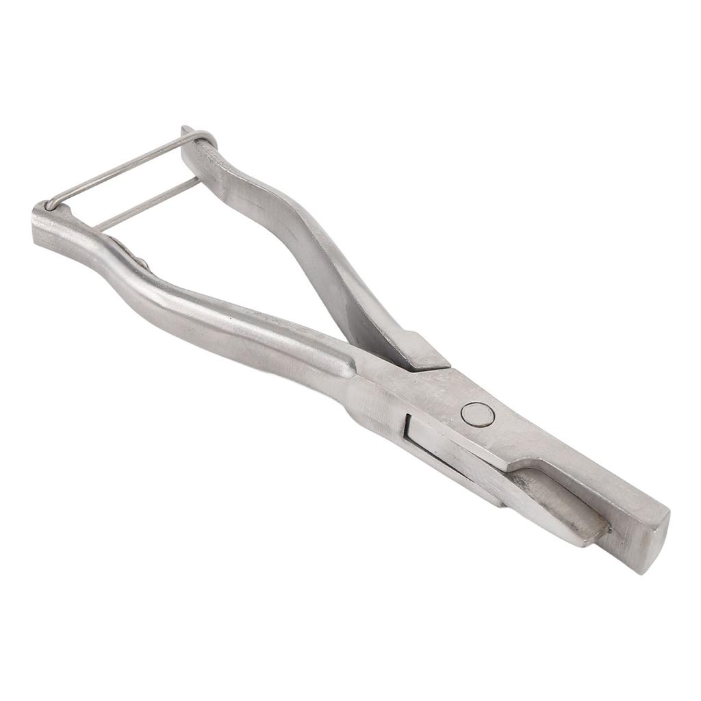 Animal Ear Tag Pliers Stainless Steel U Shape Notcher Livestock Farm Equipment for Neatly Notched Marking