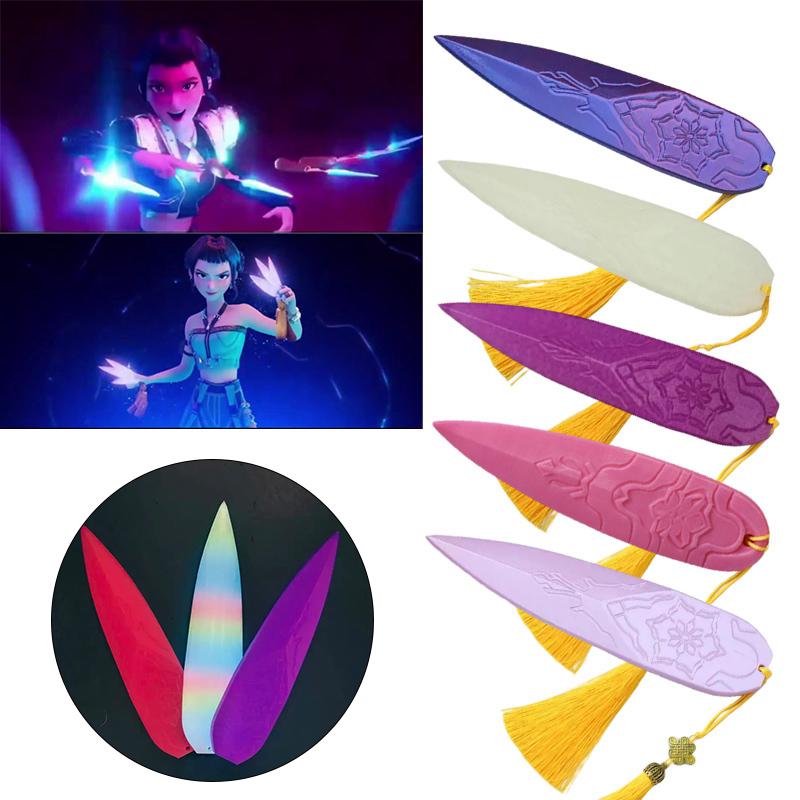 Zoey Łowczyni Demonów Światła Rzutki Broń Rekwizyty Kpop Łowca Zoey Artykuły Imprezowe Huntrix Karnawał Zespół Świecące Akcesoria