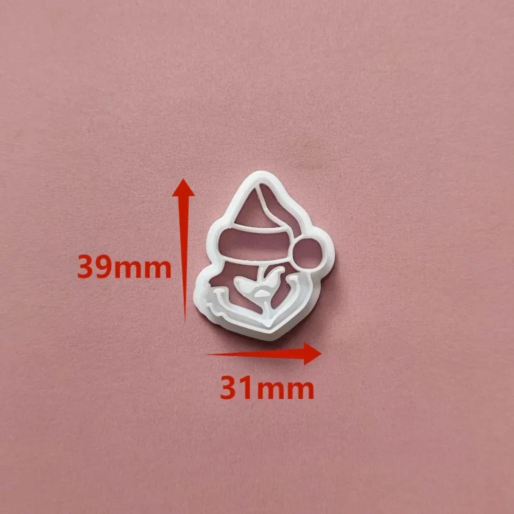 

Серия «Рождественский день» Мягкая глиняная форма для керамики Милые рождественские свитера Носки Фигурные глиняные штампы для резки Серьги Ювелирные изделия Подвески Инструменты