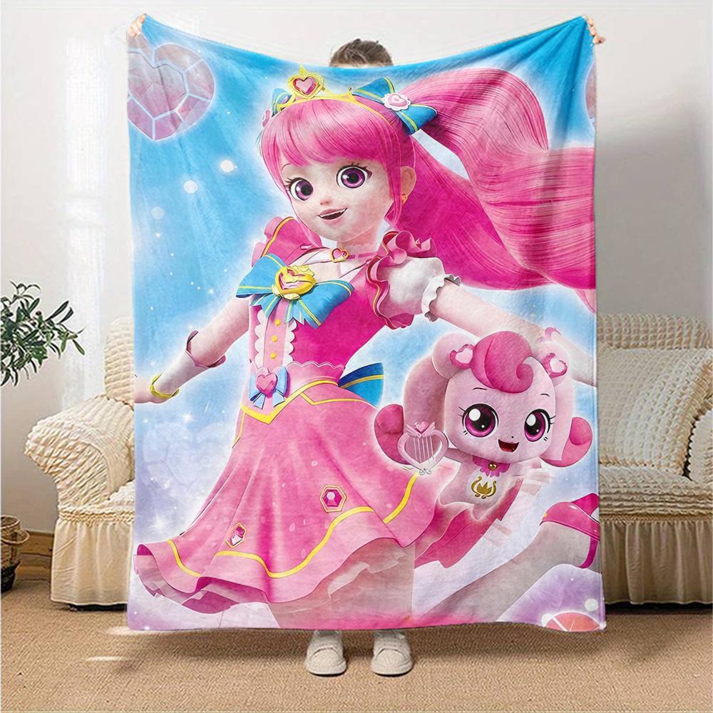 1pc Catch Teenieping Magic Sweethear (2) Blanket, Gift, for Men and Women, Soft Blanket, Good for Sofa Bed Couch Travel, Lightweight Flannel Blanket