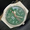 VINTAGE CITIZEN AUTOMATIC 8200 JAPAN MENS ARABIC GREEN DIAL WATCH A702786-1 R210-a702786
