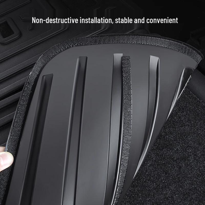 Tesla Model Y Trunk and Front TPE Mat Set - One-Piece Rear Tail Box Mat Accessory