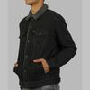 Levis Baumwoll-Fleece gefütterte Denimjacke Winter Unisex Jacken Schwarz 16365-0054
