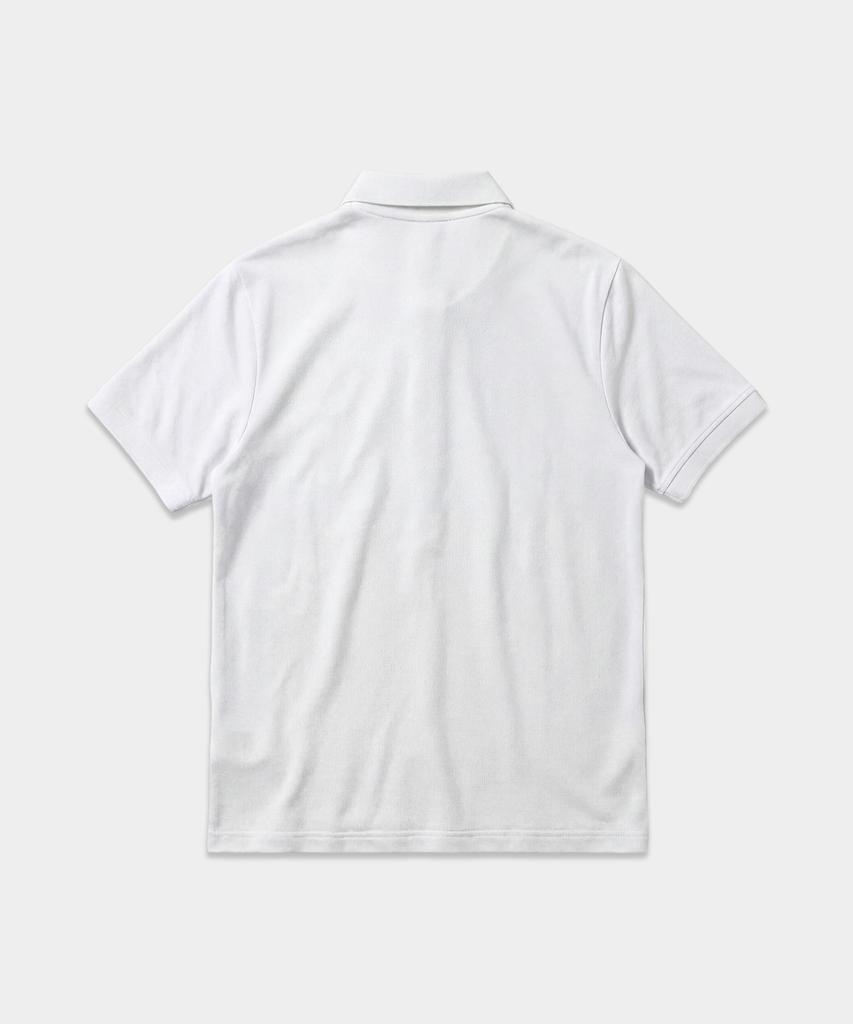 BIRBANTE Gentile Pique Collared T-Shirt - White