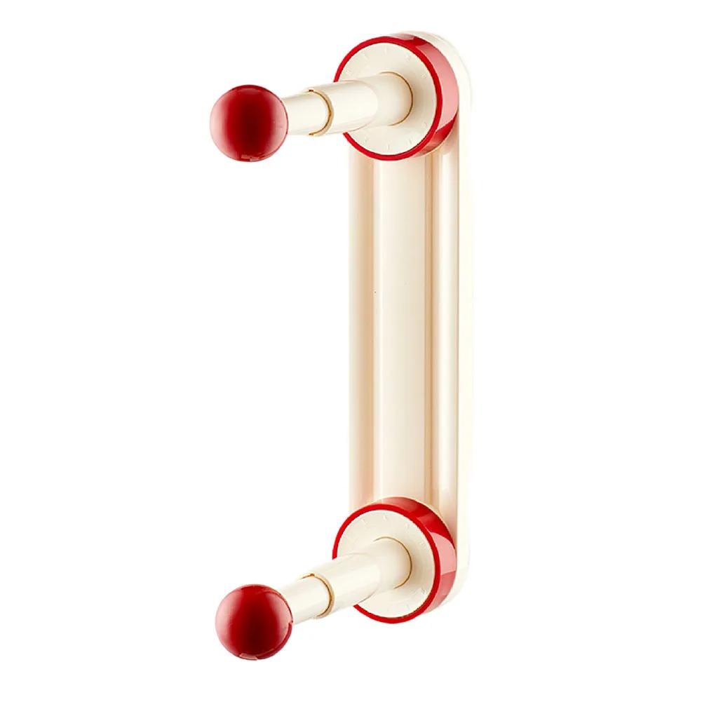 

Adjustable Suction Cup Hanger Holder Multifunctional Hook Holder Suction Cup Hanger Adjustable Rod For Flexibility червоний