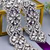 Bridal Belt Shining Rhinestone Handmade Bead Tear Resistant Bridal Sash for Wedding