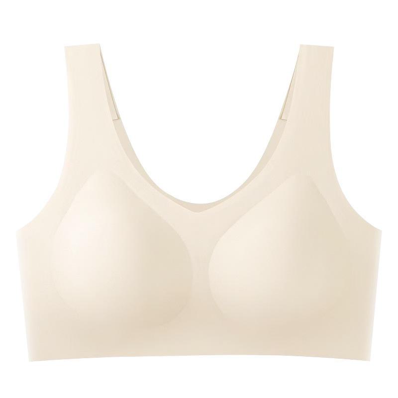 Women's Seamless Cloud Vest: Comfortable, Breathable, One-Piece No-Steel Sports & Sleep Bra