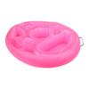 Inflatable Pool Tray Floating Drink Holder with Multi Compartments Pool Floating Cup Holder for Beverages Snacks Phone