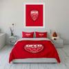 Red DFCO Logo Bedding Set Bedding Duvet Cover Set Duvet Cover Pillowcases  (1 * Duvet Cover 2 * Pillowcases, Without Duvet Insert)