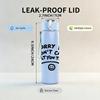 1PC Sorry But I Dont Care Sarcastic Quote Print 750ml Color Plastic Sports Water Bottle Leakproof Flip Straw Lid Suitable for Sports Office Home Use