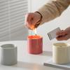Cross Matte Ceramic Aromatherapy Candle Holder for DIY Wax Pouring