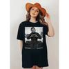 Vintage Halloween Shirt Retro Horror Movie T Shirt Distressed Michael Myers Heart Hands Fashion Casual Loose T Shirts Unisex