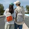 Small backpack men's and women's outdoor lightweight multi-purpose sports cycling backpack fashion contrasting color tablet casual breast bag