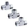 Metallrohrfitting Verdickung Wasserrohrverbinder Schwerlast-T-Stücke Rohrfitting für Heim- und Industrie-Sanitärbedarf